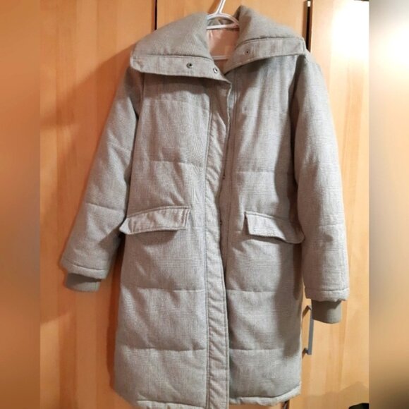 Avec Les Filles Pink and Gray Puffer Jacket Xs/S - Picture 2 of 9